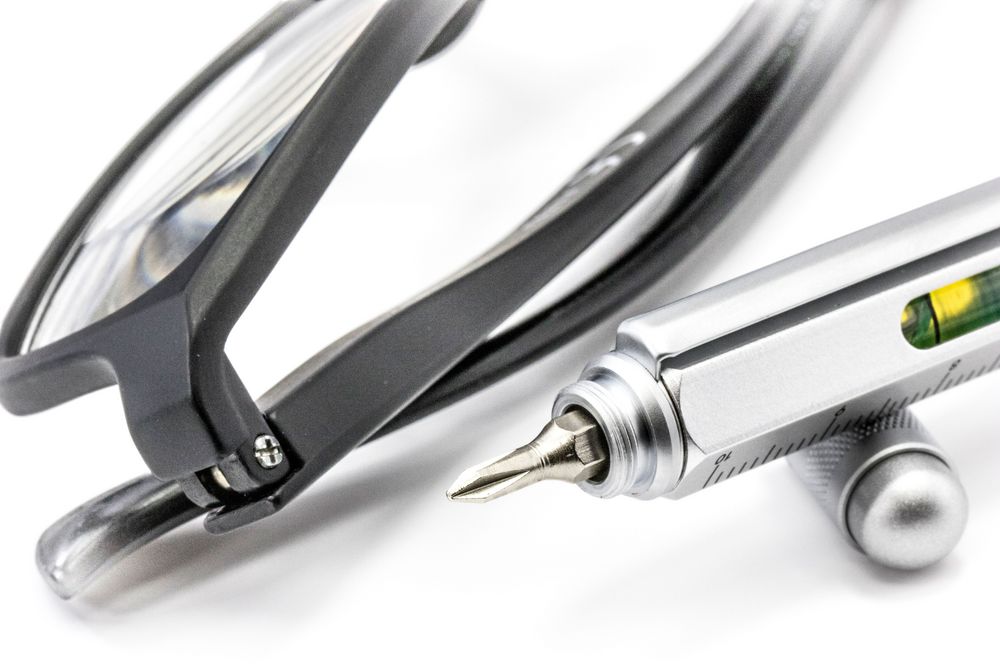 Ручка шариковая Construction, мультиинструмент, серебристая — изображение 7