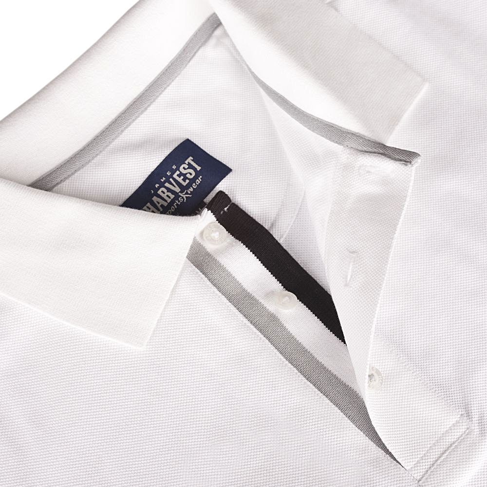 Рубашка поло женская Antreville, белая — изображение 5