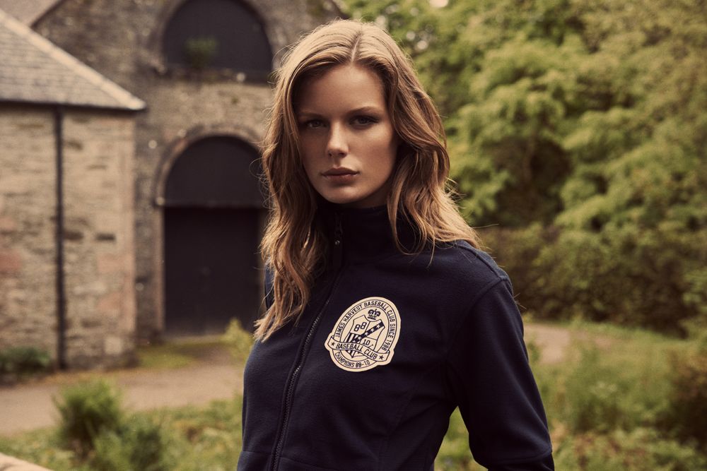 Куртка флисовая женская Sarasota, красная — изображение 4