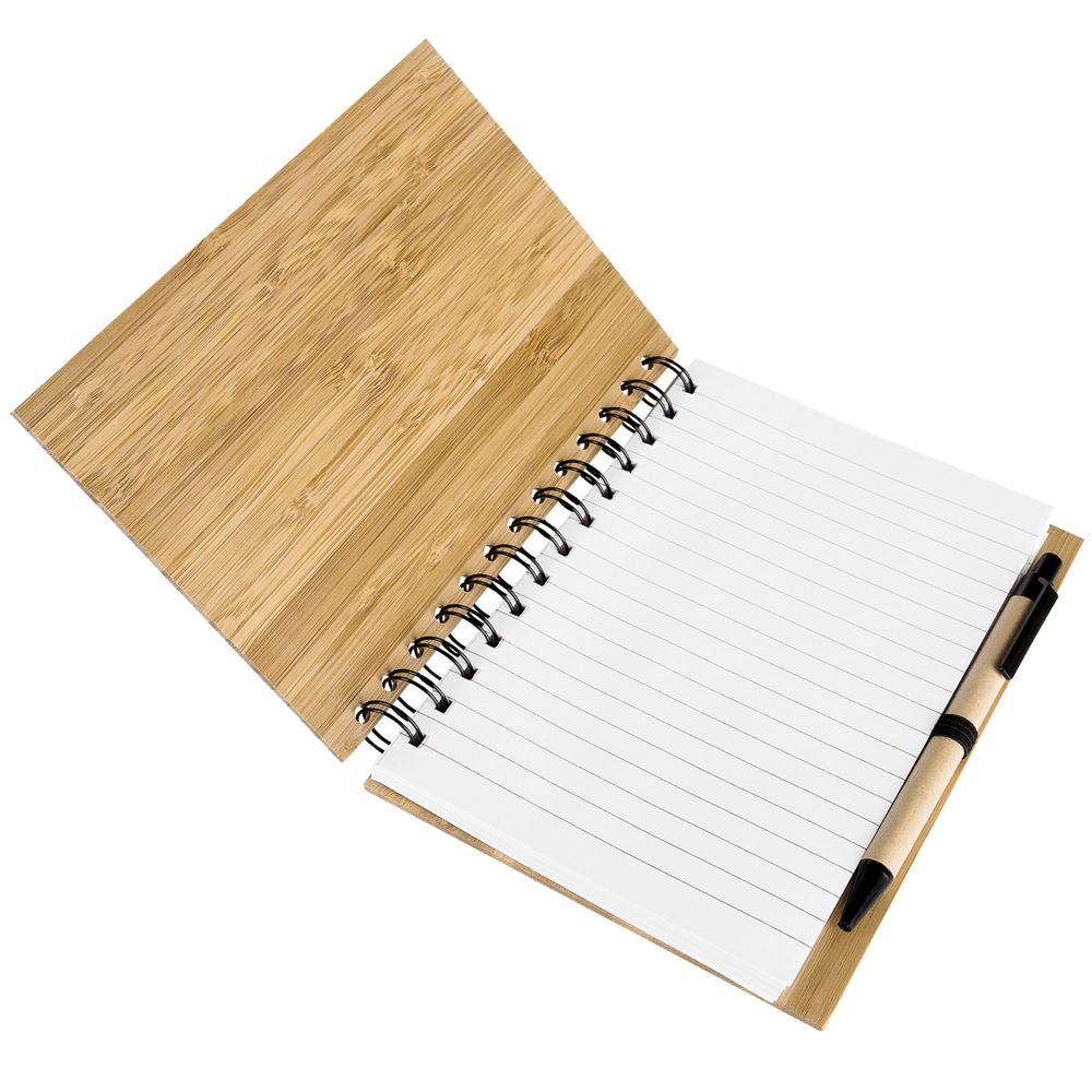 Блокнот на кольцах Bambook с шариковой ручкой — изображение 6
