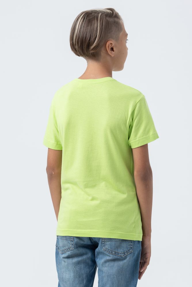 Футболка детская Regent Fit Kids, зеленое яблоко — изображение 6