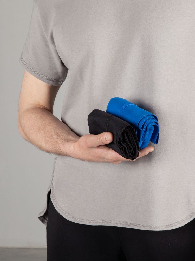 Спортивное полотенце Atoll Medium, синее — изображение 8