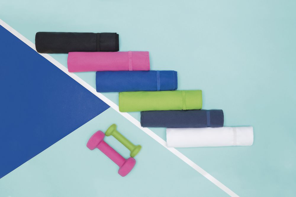 Спортивное полотенце Atoll Medium, черное — изображение 5