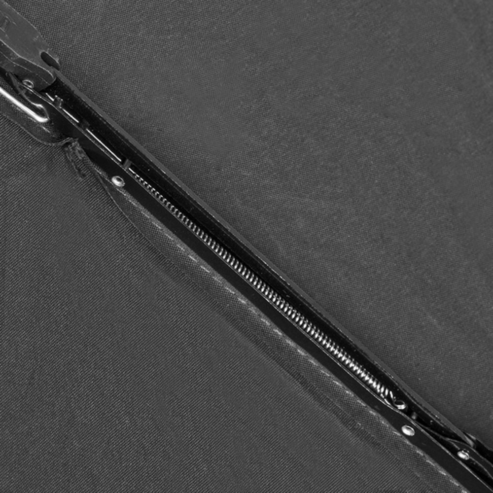 Зонт складной Fiber, черный — изображение 6