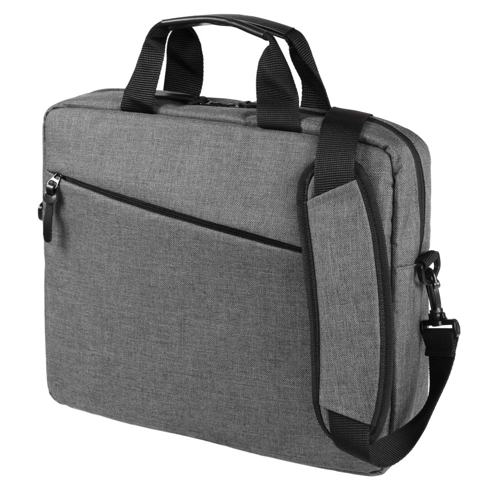 Сумка для ноутбука The First, серая — изображение 3