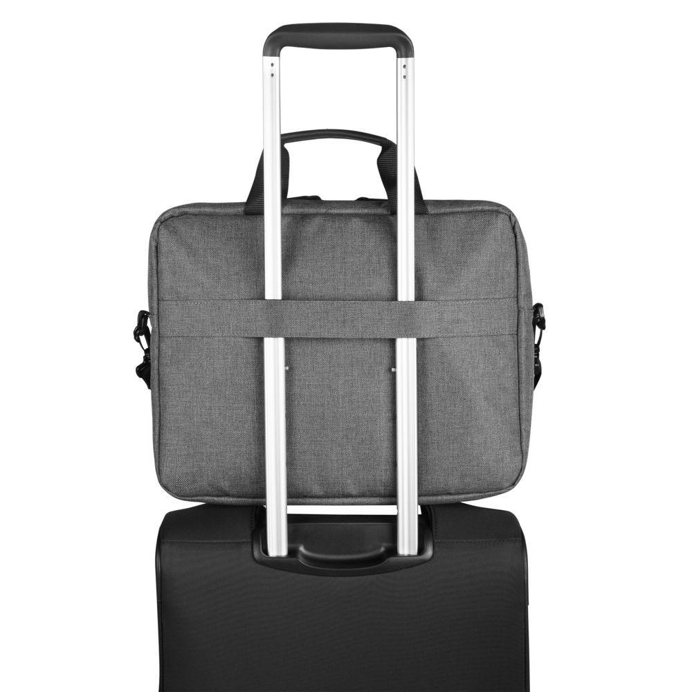 Сумка для ноутбука The First, серая — изображение 10