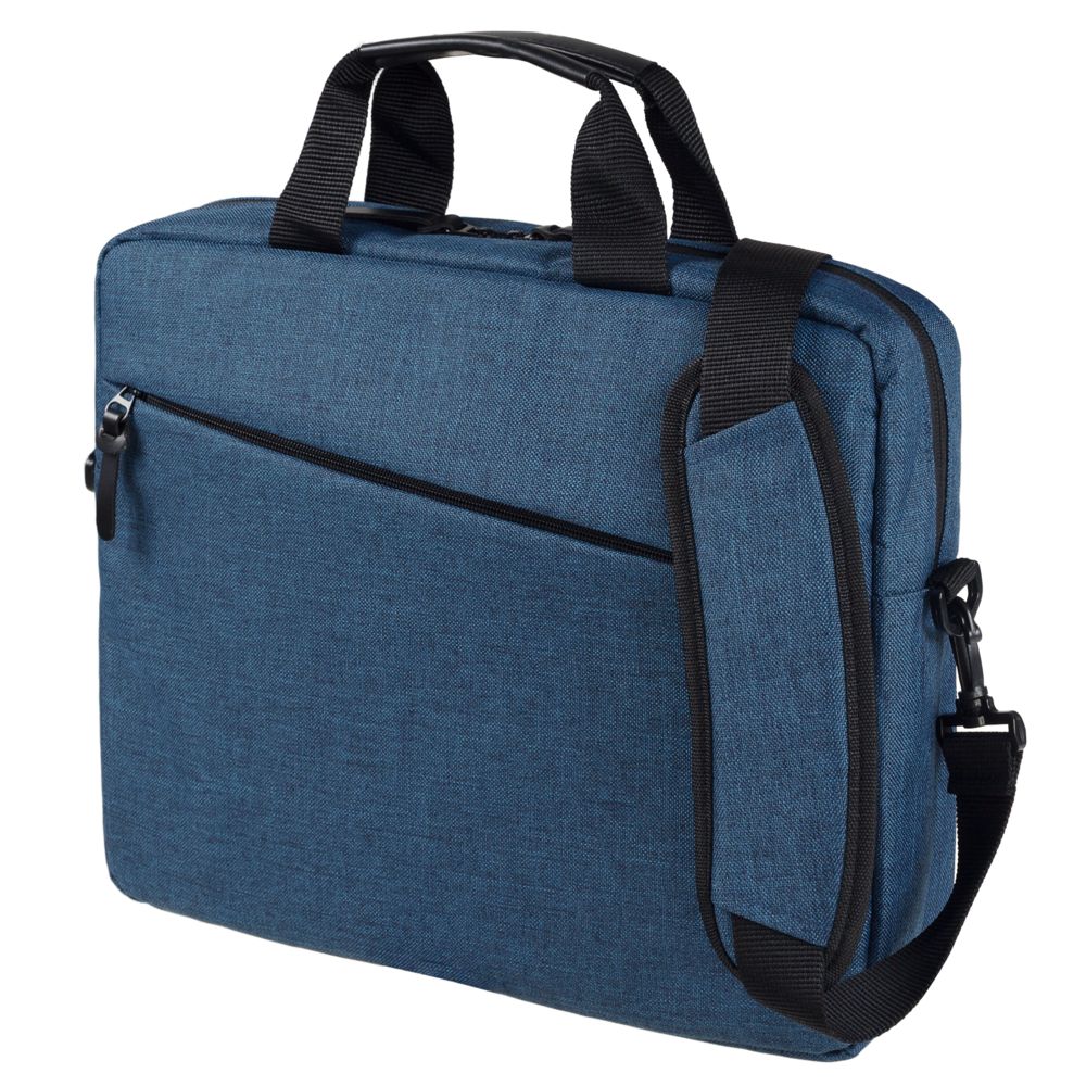 Сумка для ноутбука The First, синяя — изображение 3