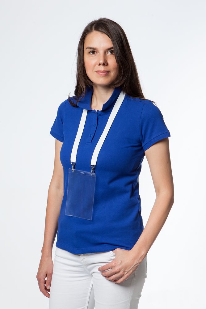 Лента для бейджа с 2 карабинами Carabine Duo, белая — изображение 5