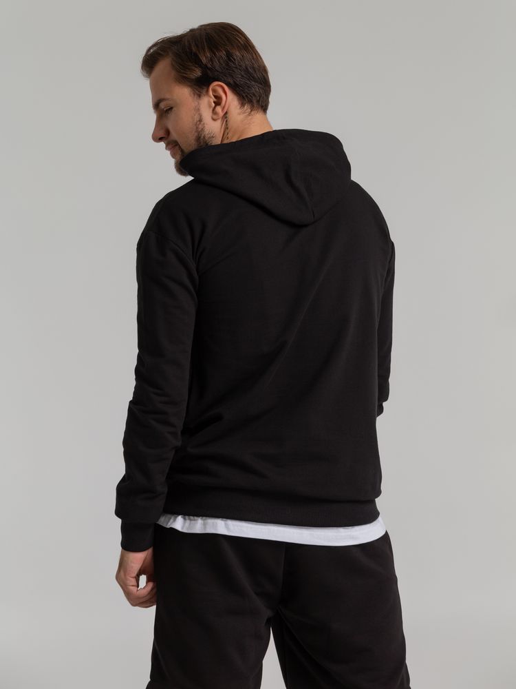 Толстовка с капюшоном Unit Kirenga, черная — изображение 7