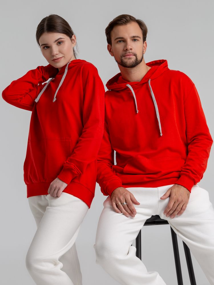 Толстовка с капюшоном Unit Kirenga, красная — изображение 10