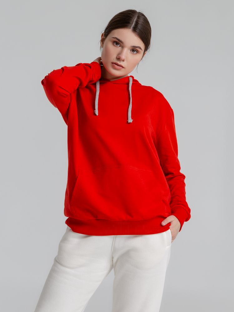 Толстовка с капюшоном Unit Kirenga, красная — изображение 8