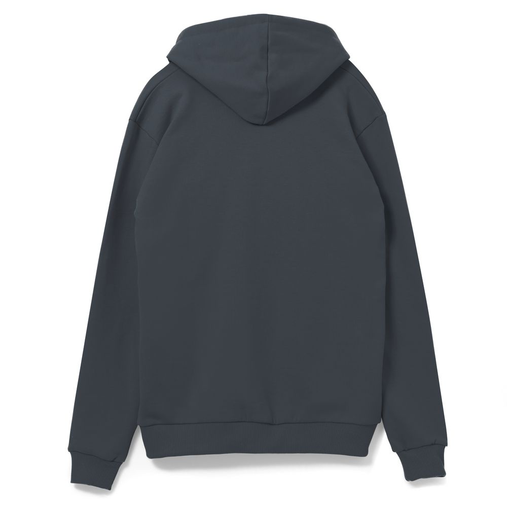 Толстовка на молнии с капюшоном Siverga 2.0, темно-серая (графит) — изображение 3