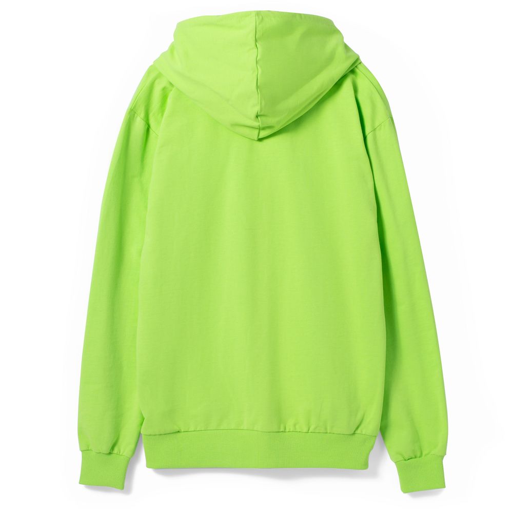 Толстовка на молнии с капюшоном Unit Siverga, зеленое яблоко — изображение 3