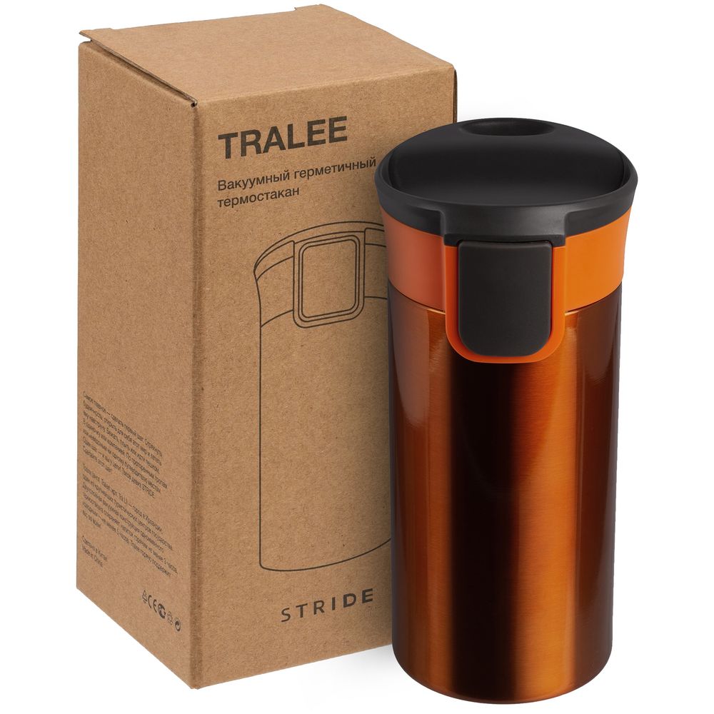 Термостакан Tralee, оранжевый — изображение 7