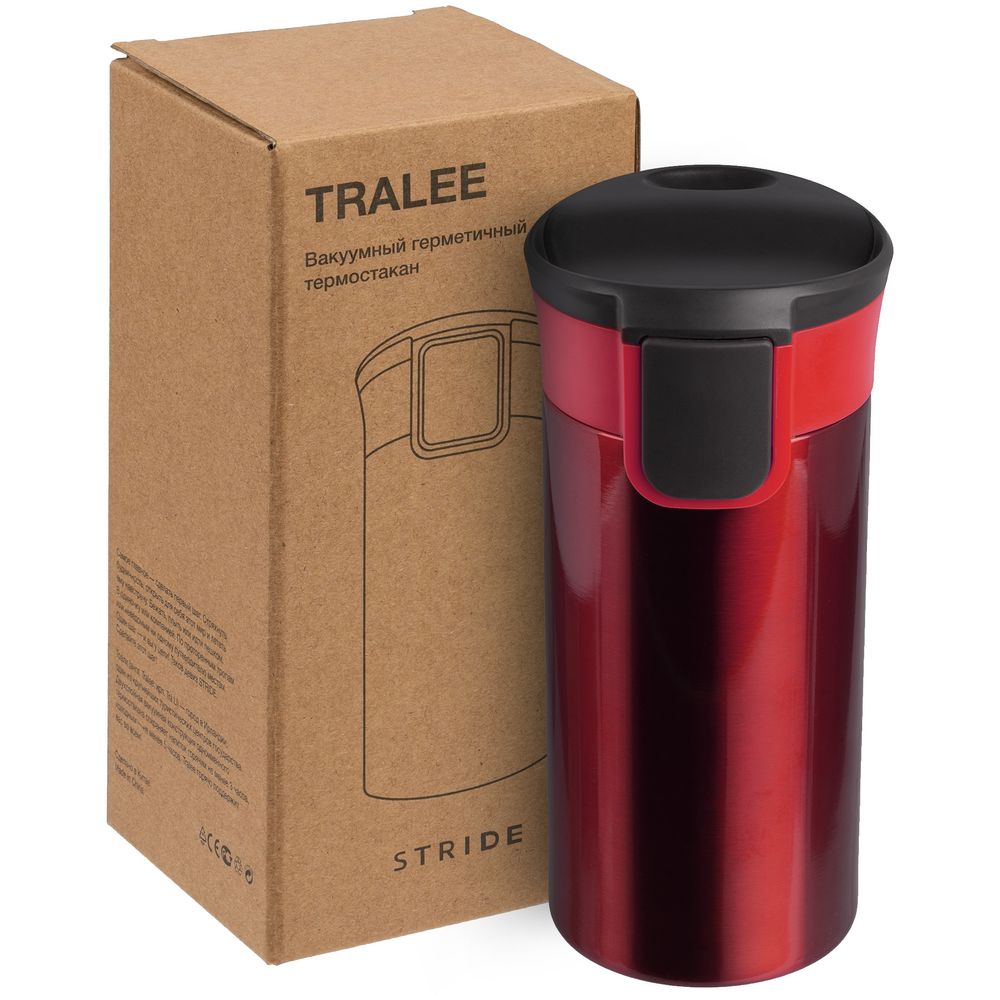 Термостакан Tralee, красный — изображение 6