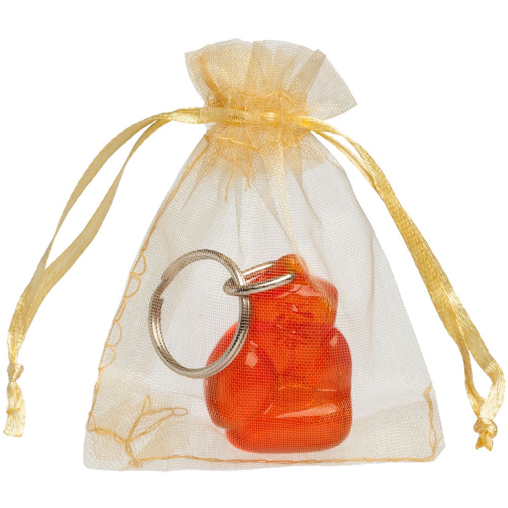 Брелок Fight, оранжевый, прозрачный — изображение 5