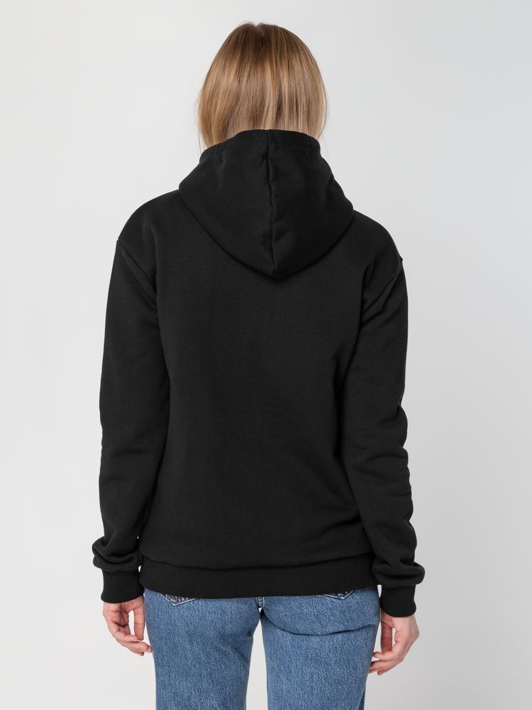 Толстовка с капюшоном Unit Kirenga Heavy, черная — изображение 12