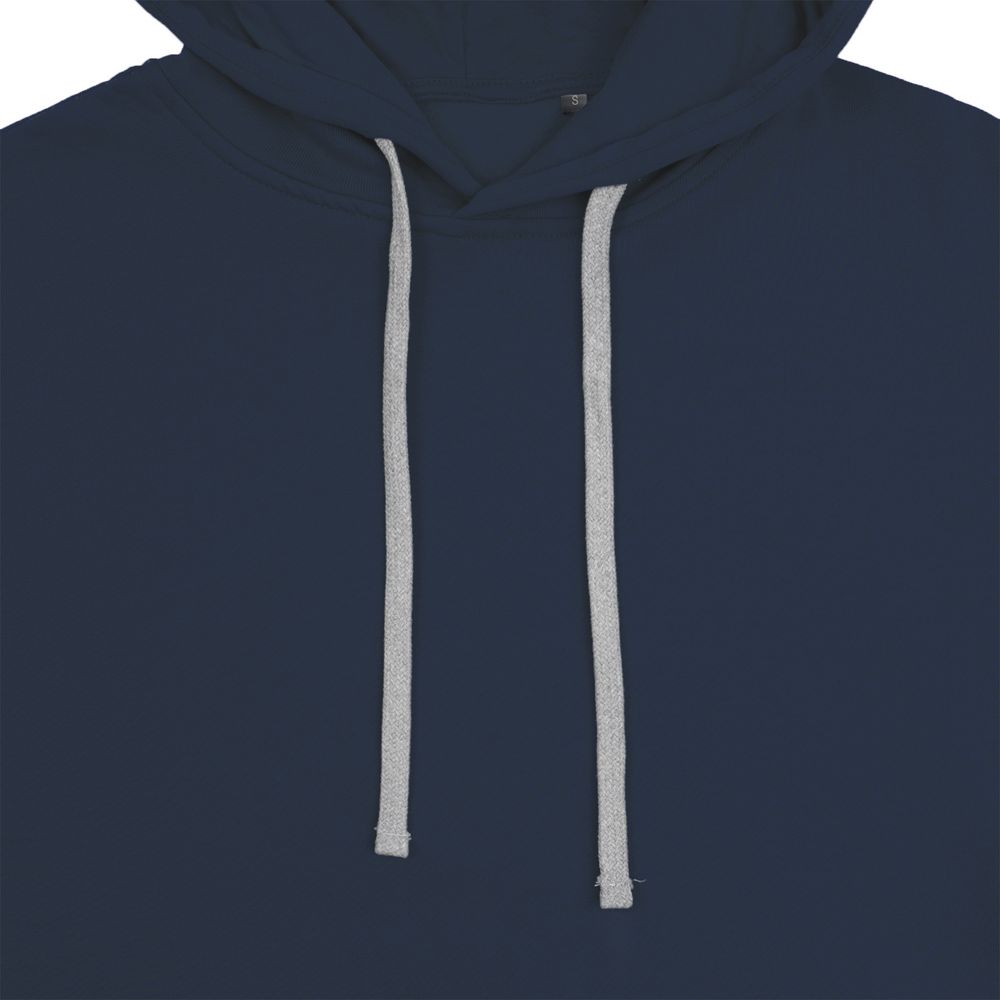 Толстовка с капюшоном Unit Kirenga Heavy, темно-синяя — изображение 4