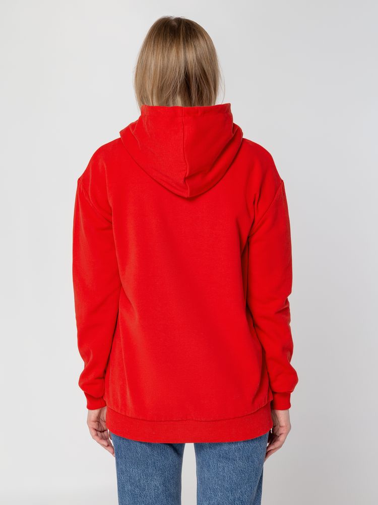 Толстовка с капюшоном Unit Kirenga Heavy, красная — изображение 9
