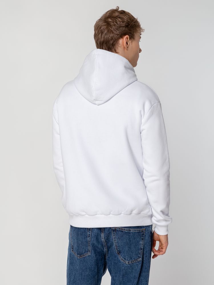 Толстовка с капюшоном Unit Kirenga Heavy, белая — изображение 14