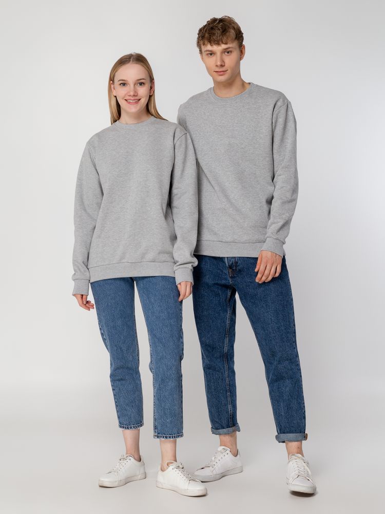 Толстовка Unit Toima Heavy, серый меланж — изображение 14