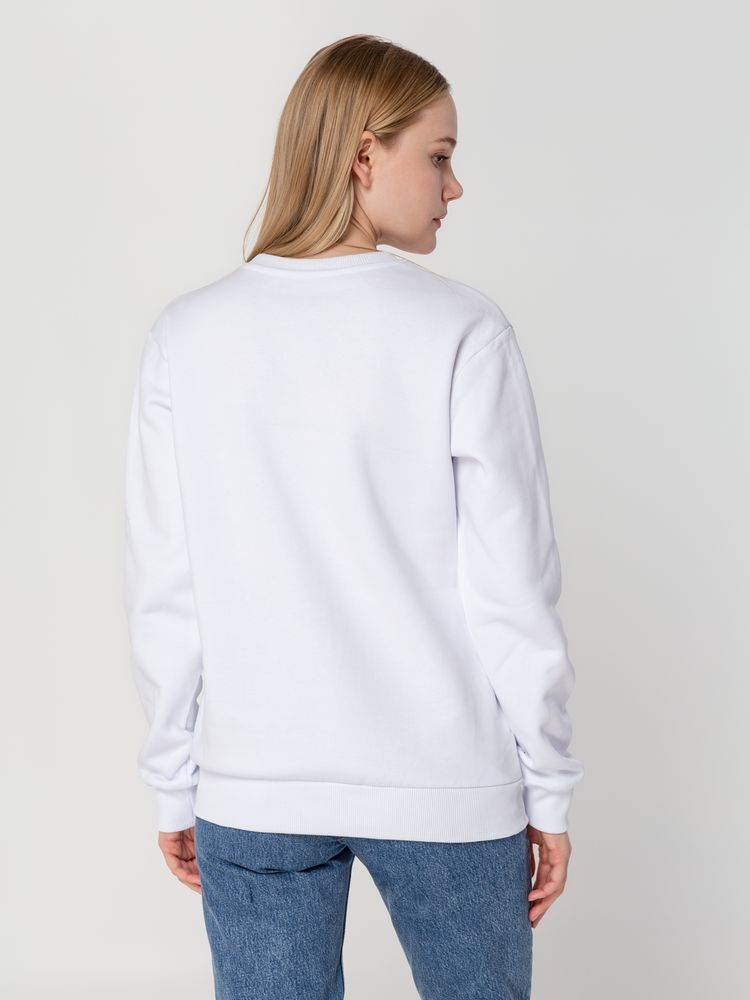 Толстовка Unit Toima Heavy, белая — изображение 10