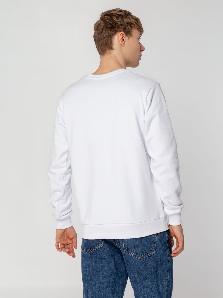 Толстовка Unit Toima Heavy, белая — изображение 14