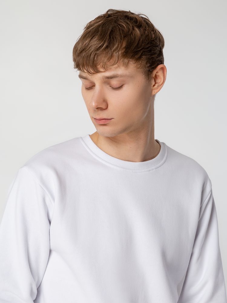 Толстовка Unit Toima Heavy, белая — изображение 15