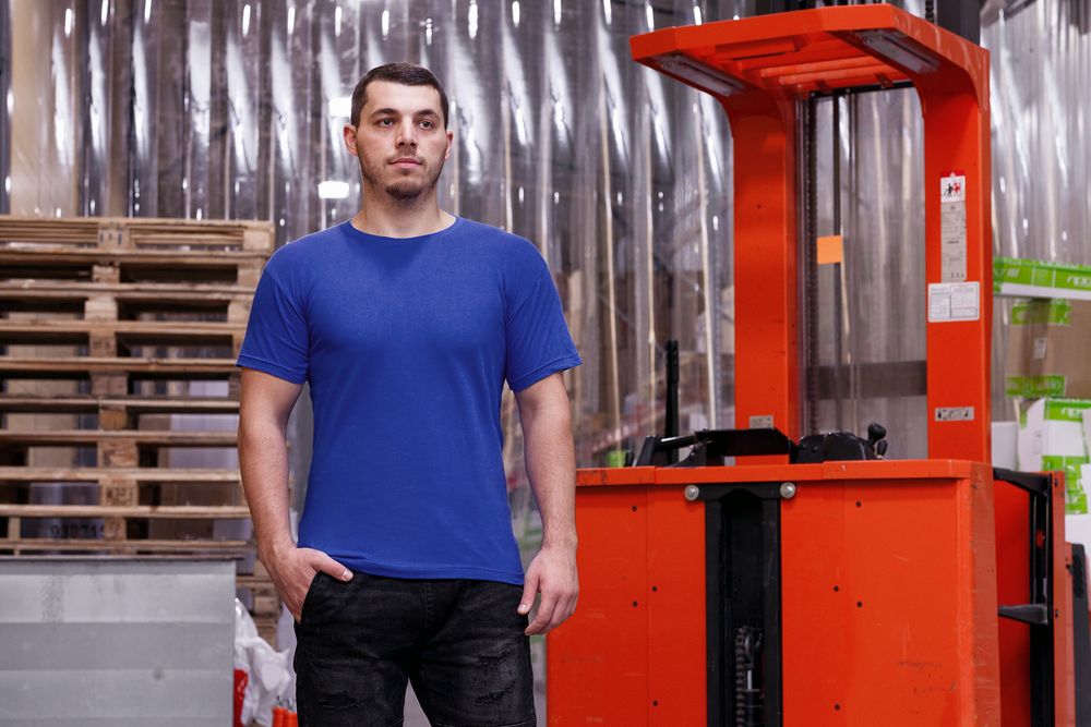 Футболка унисекс T-Bolka 180, светлый меланж — изображение 5