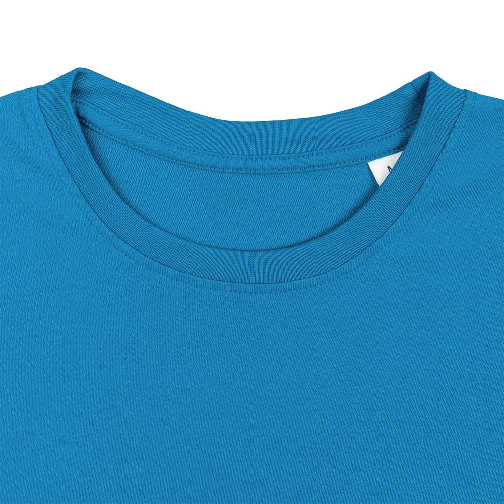 Футболка унисекс T-Bolka 180, бирюзовая — изображение 4