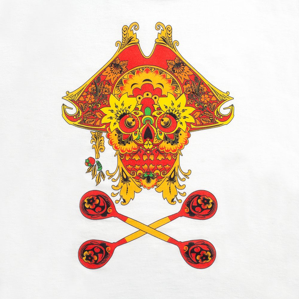 Холщовая сумка Yo Ho Hohloma, молочно-белая — изображение 4