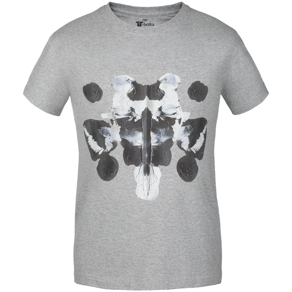 Футболка мужская «Подсознательность», серый меланж — изображение 3