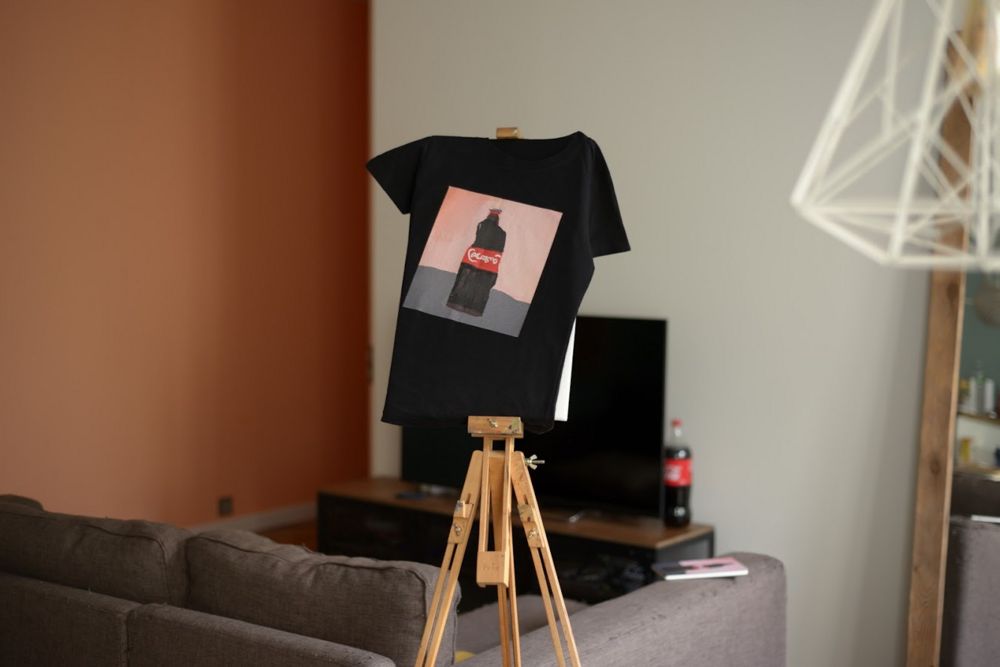 Холщовая сумка «Кола», черная — изображение 4