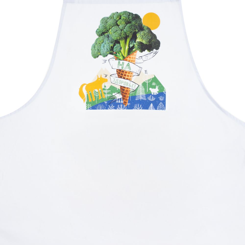Фартук «На здоровье!», белый — изображение 3