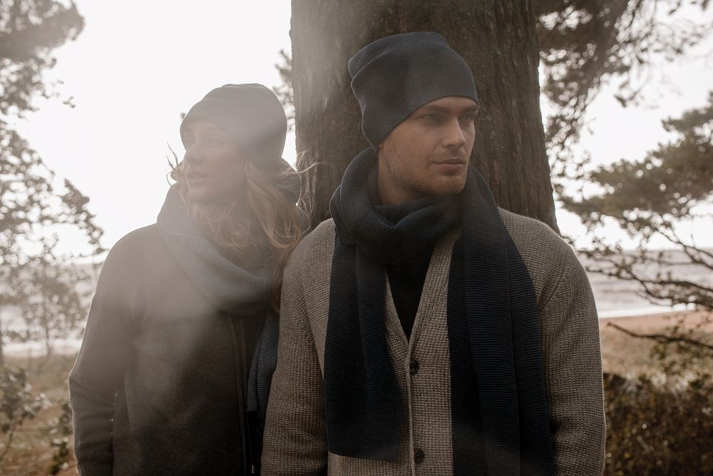 Шапка Windy Rose, синяя — изображение 5