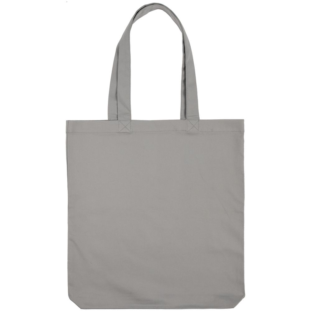 Холщовая сумка «Зайцы и морковное мороженое», серая — изображение 4