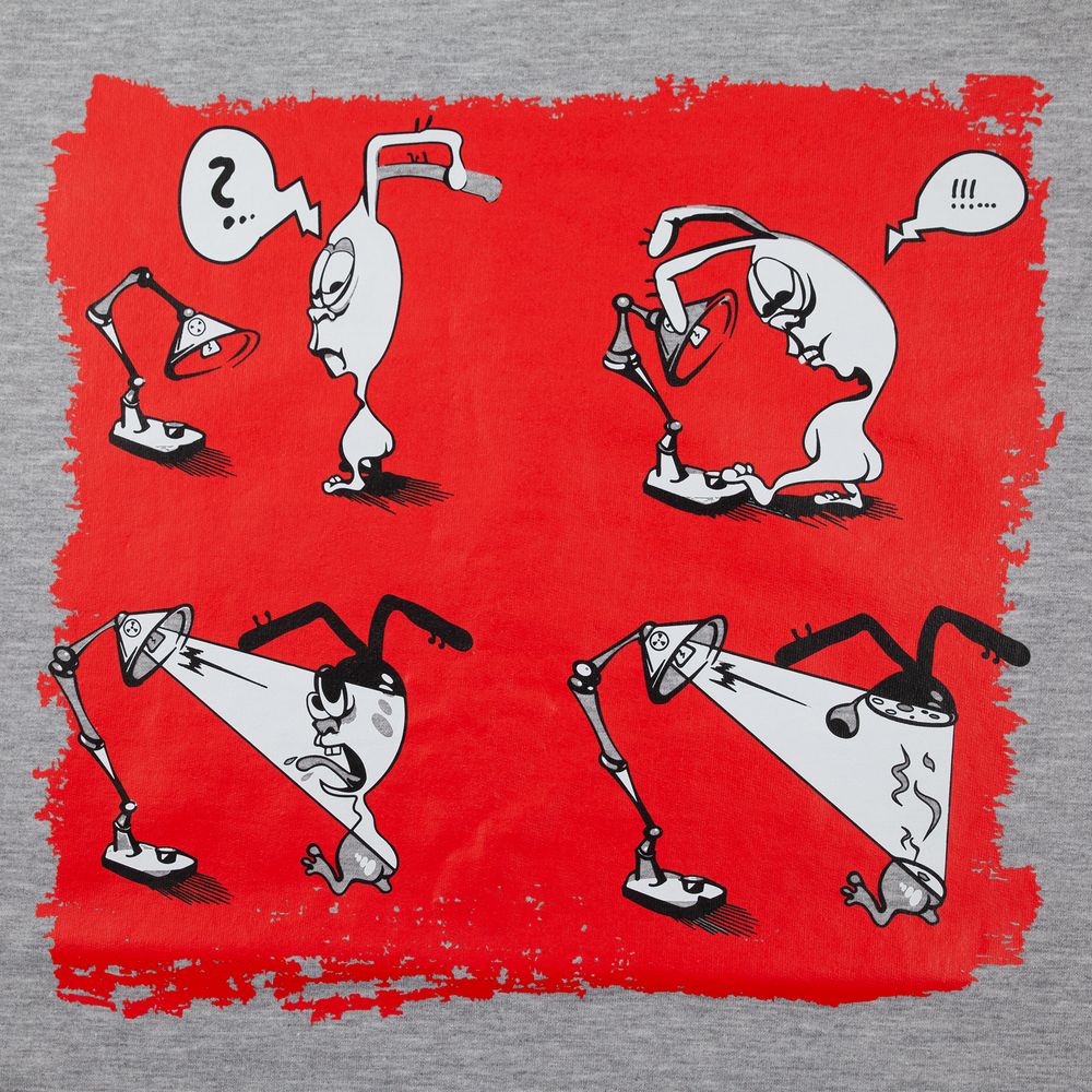 Толстовка «Ногиотушей», серый меланж — изображение 7