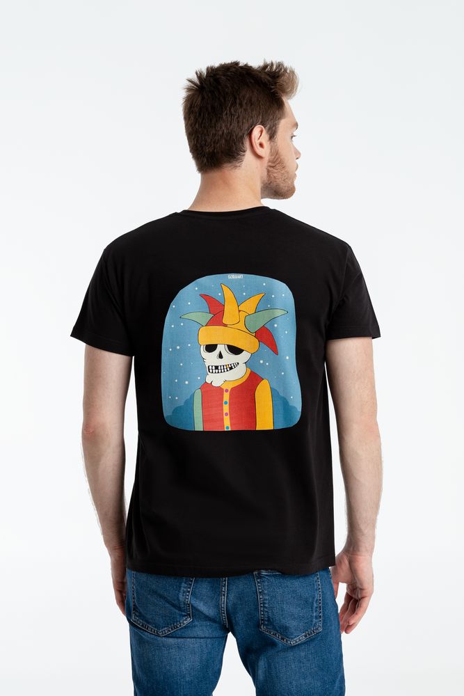 Футболка «Шут», черная — изображение 3