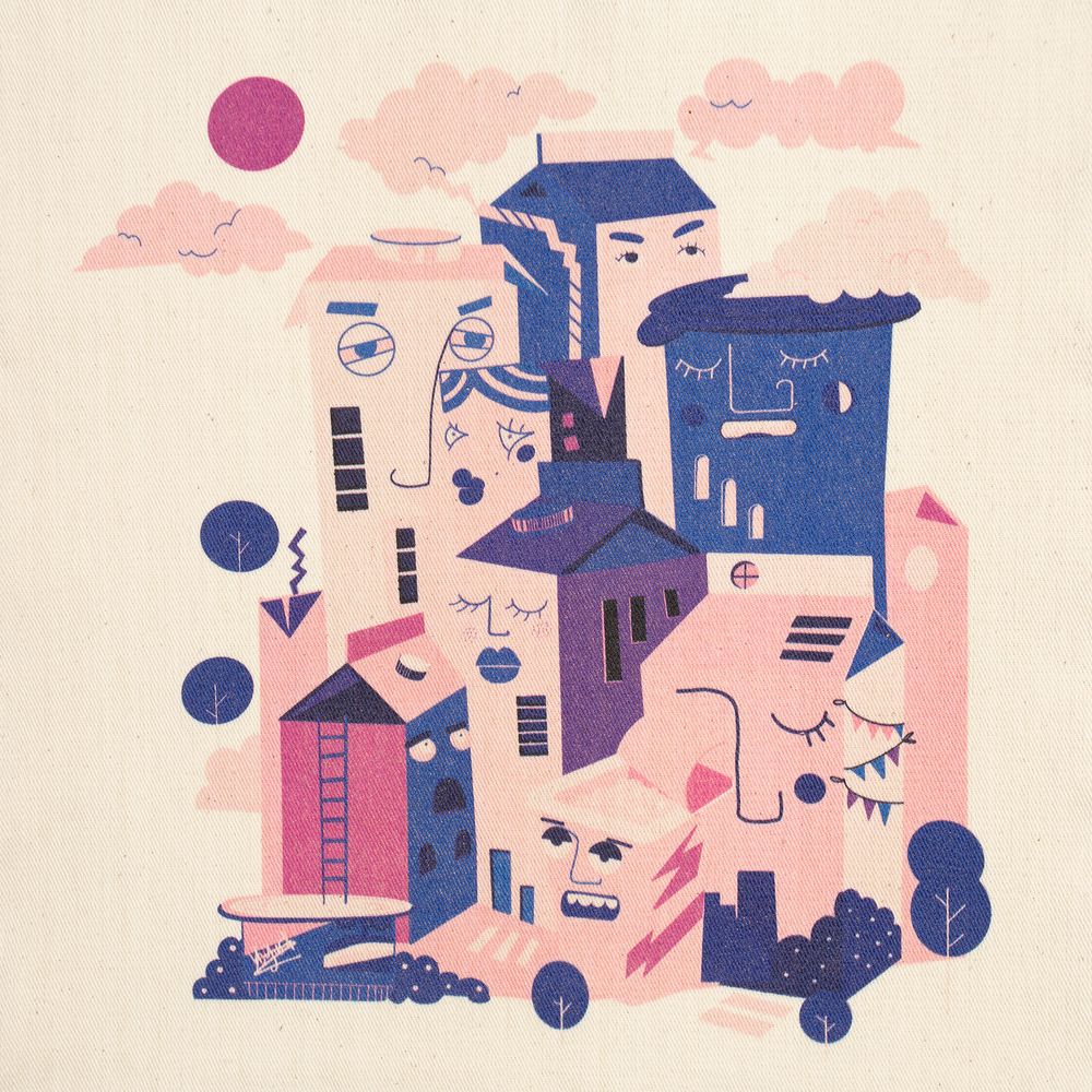 Холщовая сумка «Йогуртбург», неокрашенная — изображение 5