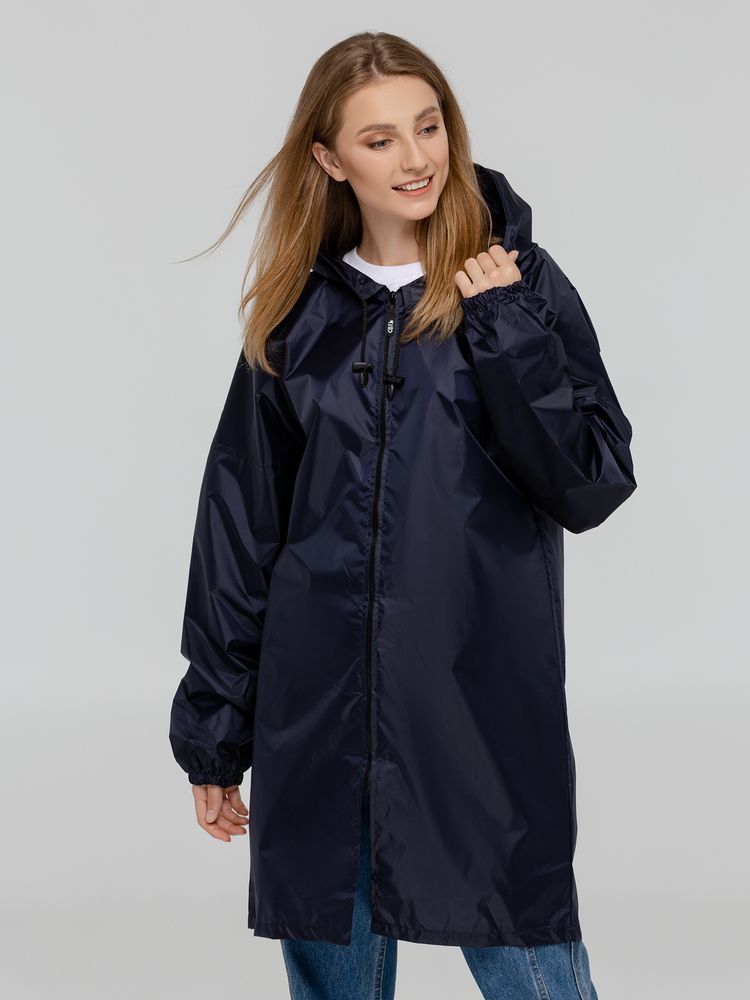 Дождевик «Сплавляюсь», темно-синий — изображение 3