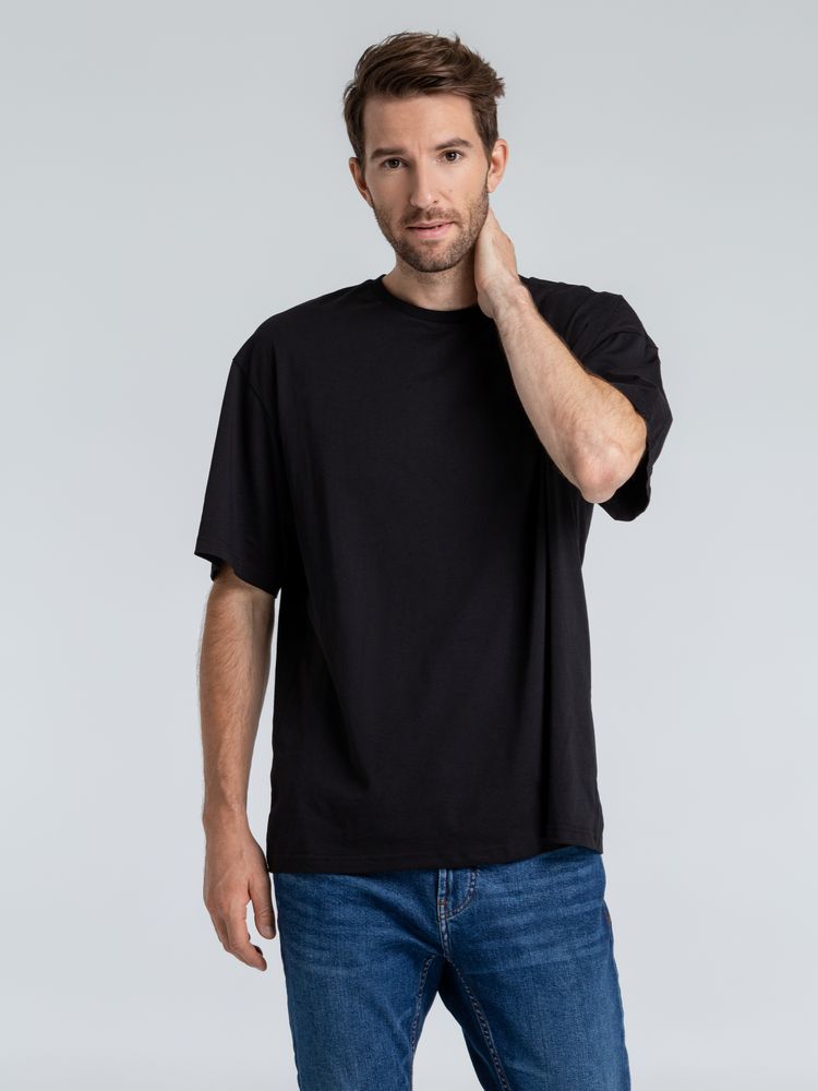 Футболка оверсайз «Чистая соль», черная — изображение 8