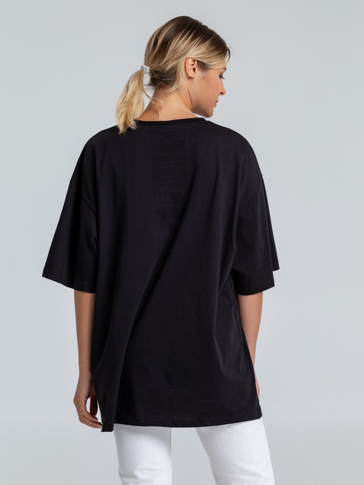 Футболка оверсайз «Чистая соль», черная — изображение 7