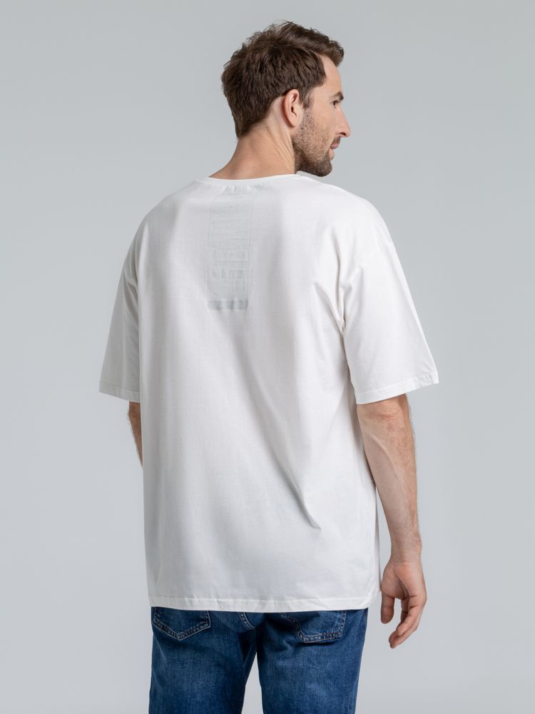 Футболка оверсайз «Чистая соль», молочно-белая — изображение 9