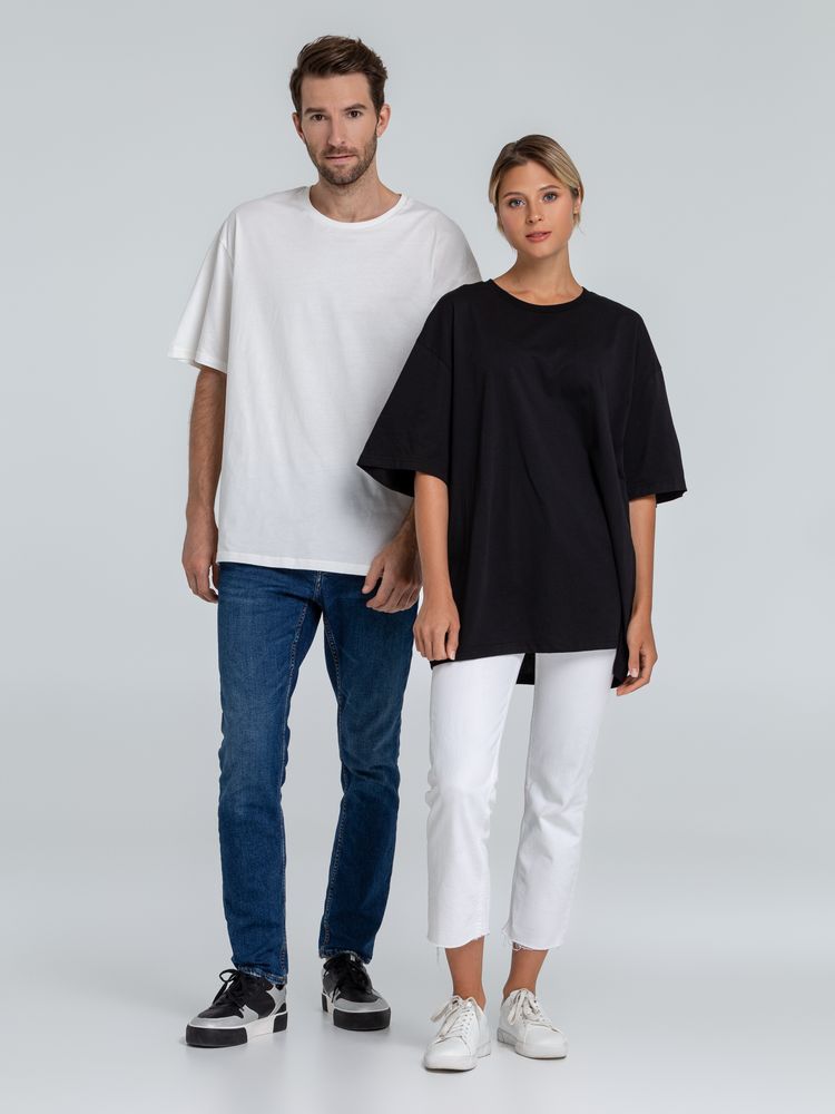 Футболка оверсайз «Чистая соль», молочно-белая — изображение 10