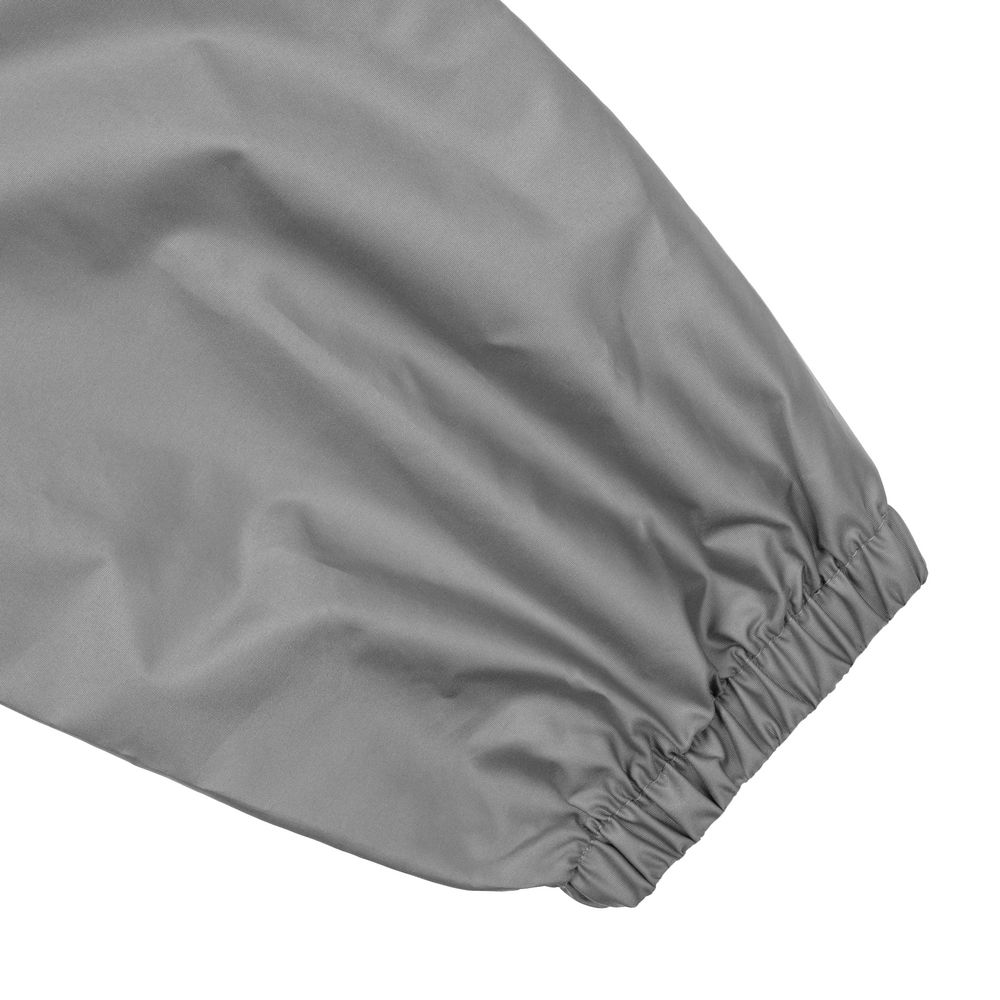 Дождевик-анорак Hard Work, укороченный, серый, единый размер — изображение 6