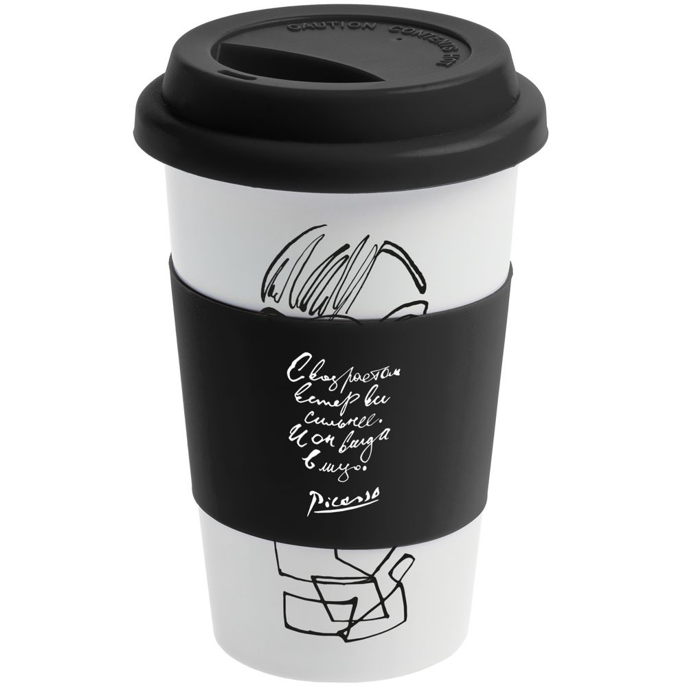 Кружка «Ветер в лицо», черная — изображение 4