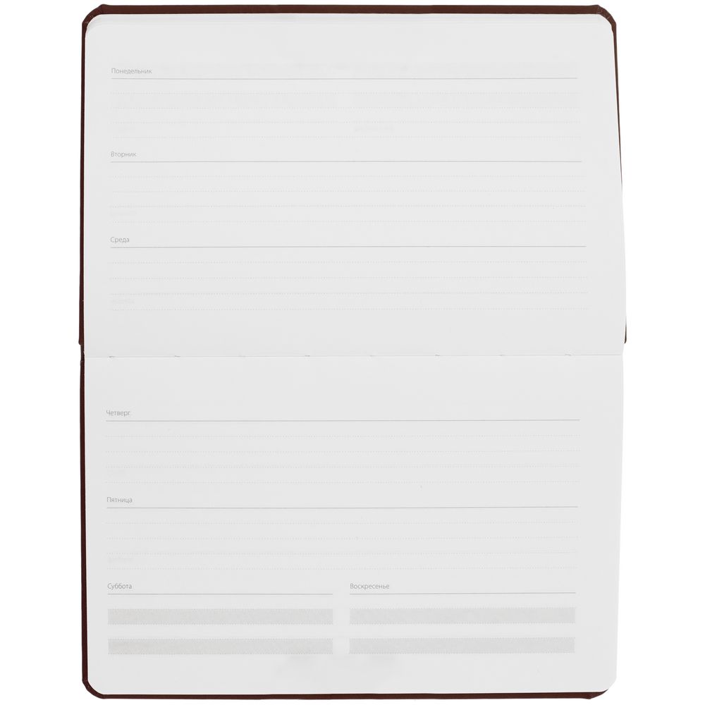 Еженедельник Urban, недатированный, коричневый — изображение 7
