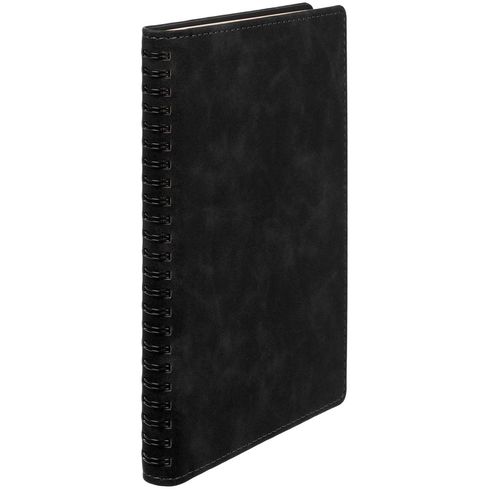 Ежедневник Spring Urban на заказ, недатированный, черный — изображение 3