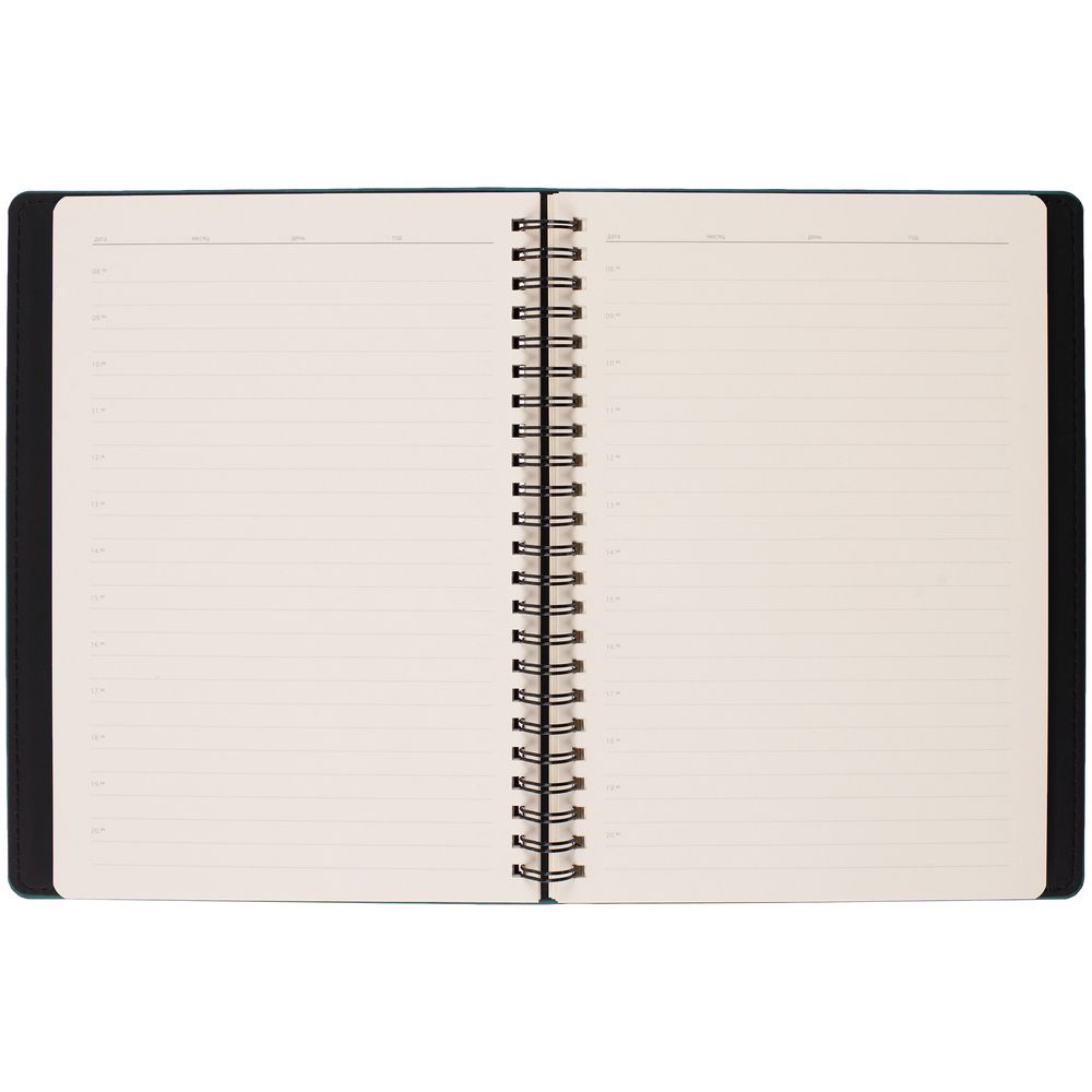 Ежедневник Spring Urban на заказ, недатированный, изумрудный — изображение 8