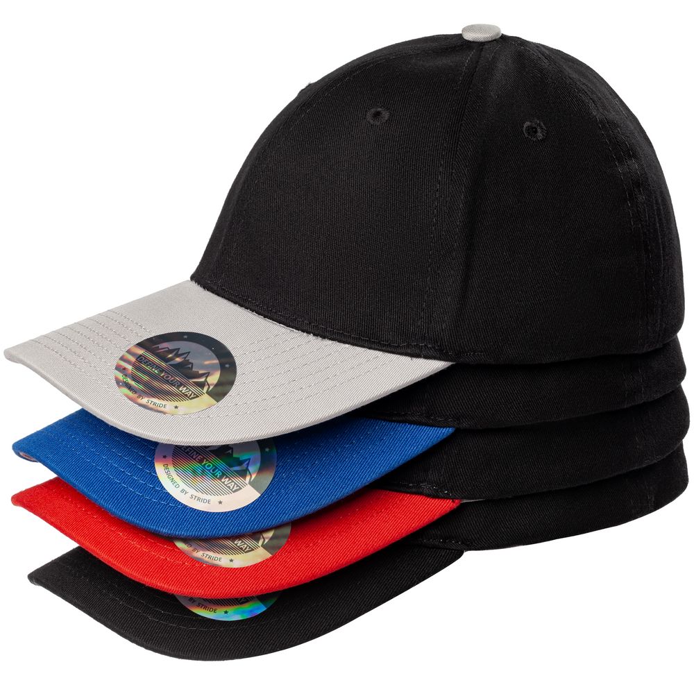 Бейсболка Ben Loyal, черная с серым — изображение 8